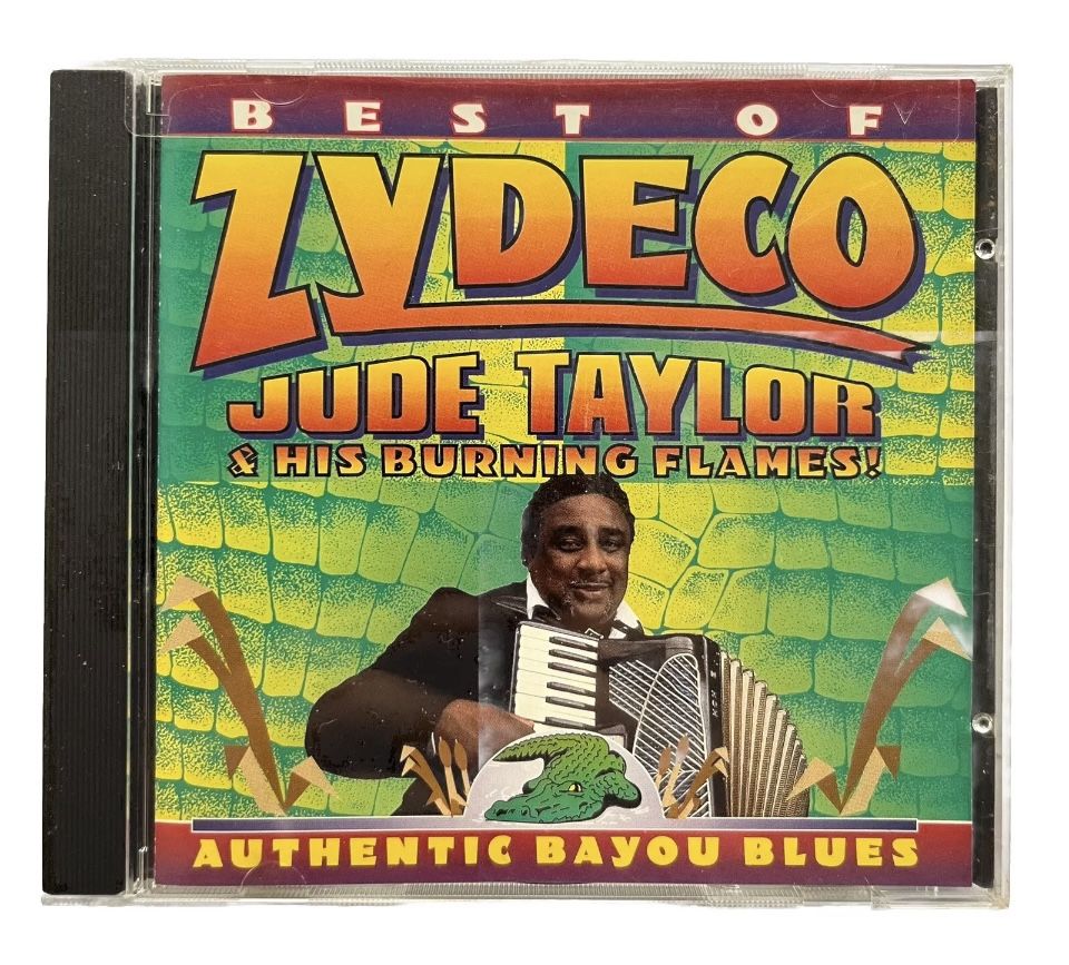 Best of Zydeco CD Jude Taylor & His Burning Flames! CD Music