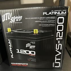 Canam Big Battery Utv Stereo Agm