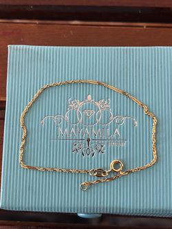 10k 1.3mm 7inch Yellow Gold Bracelet