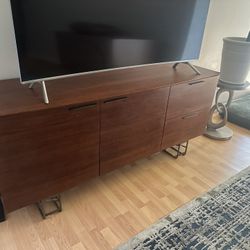 Wood TV Console