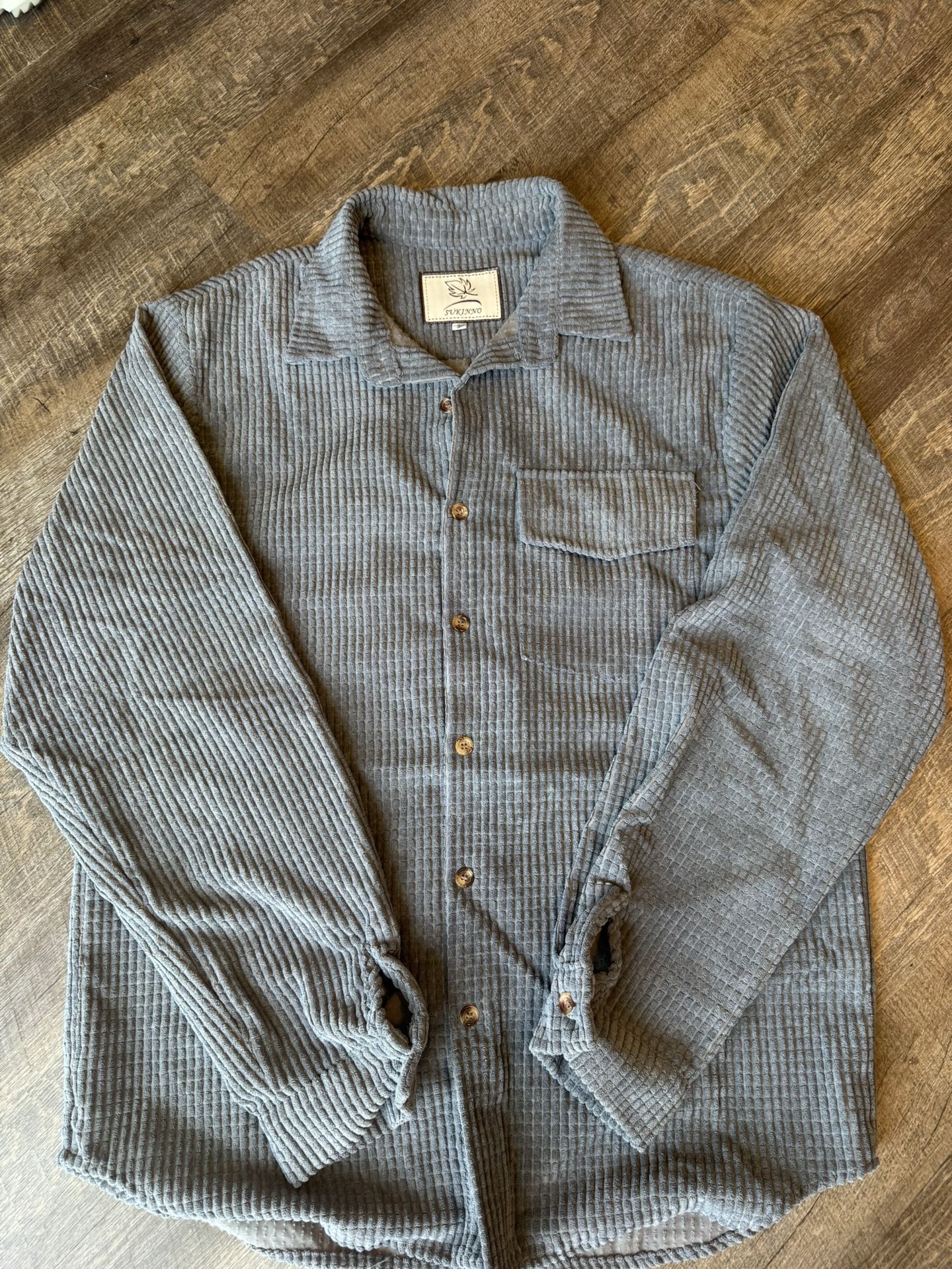 Vintage Style Corduroy Button Up
