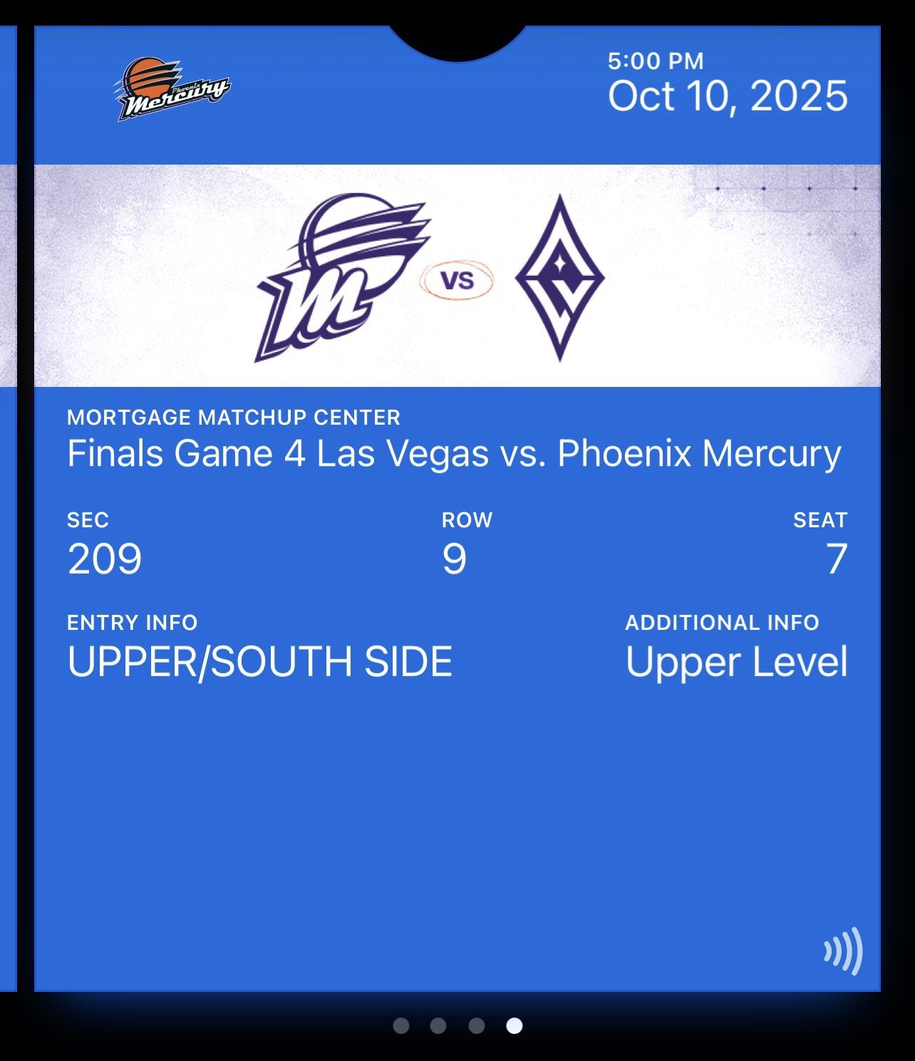 WNBA Finals Game 4 Las Vegas vs Phoenix Mercury