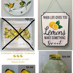 Lemons, Lemons, Lemons 🍋 🍋 🍋 (Will bundle or sell separately)