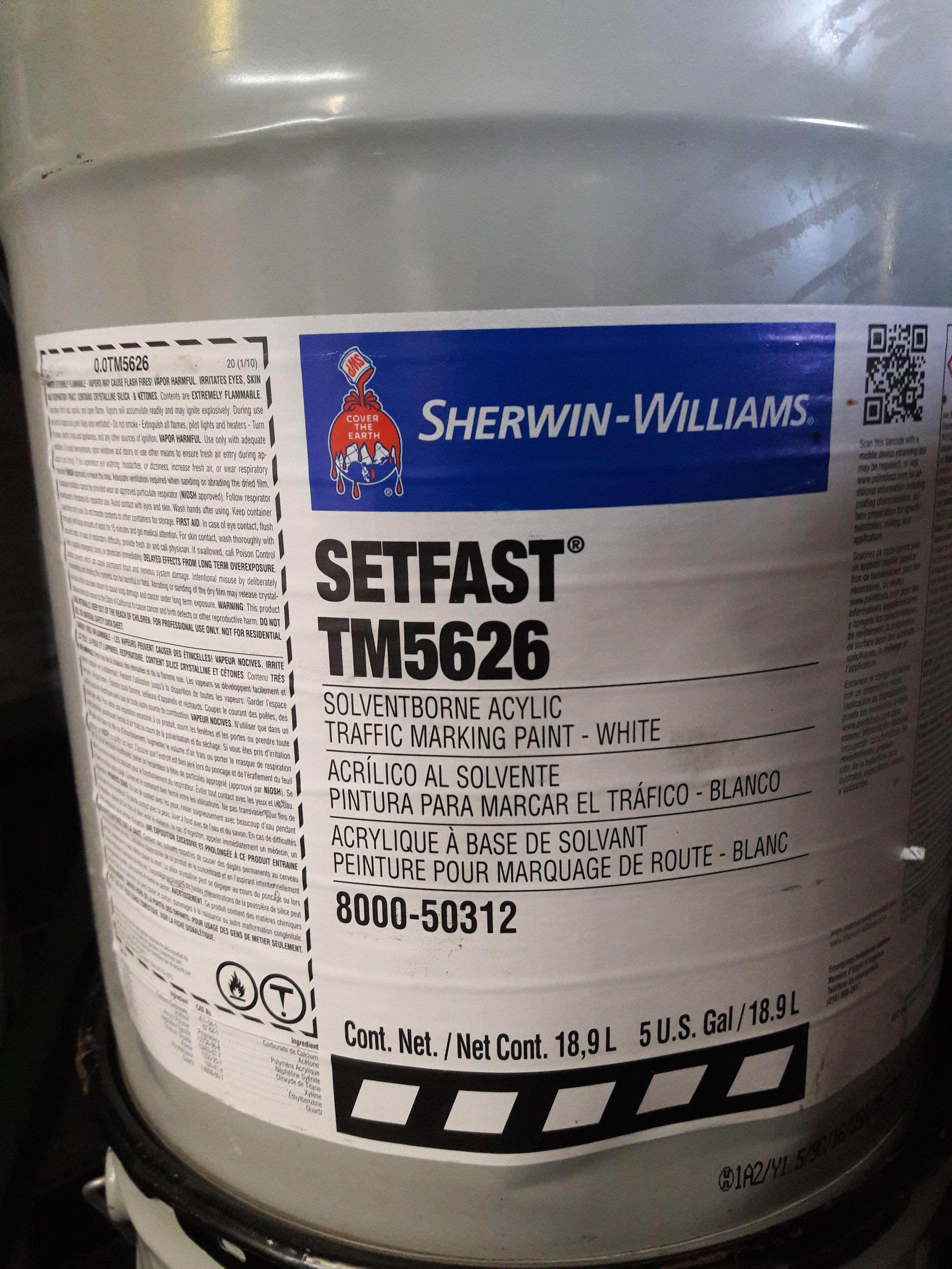 Sherwin Williams pavement Line Paint