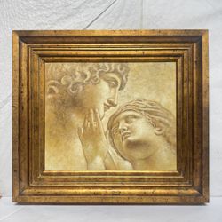 Hand-Painted Oil Painting Wooden Frame