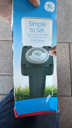 GE Outdoor Yard Stake Timer