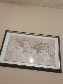 Geography wall art