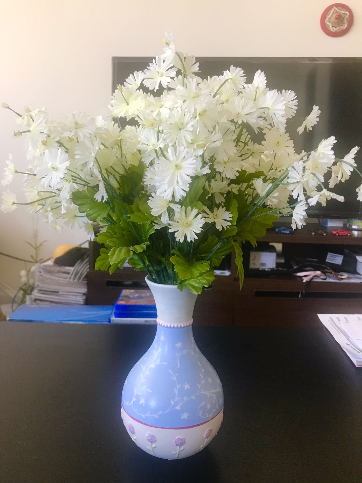 Vase with flower