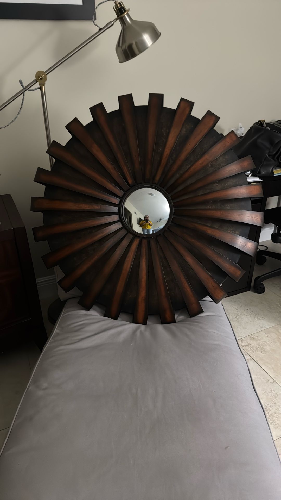 Pier 1 Import Mirror Metal Round