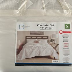 Cream Color Comforter Set $50