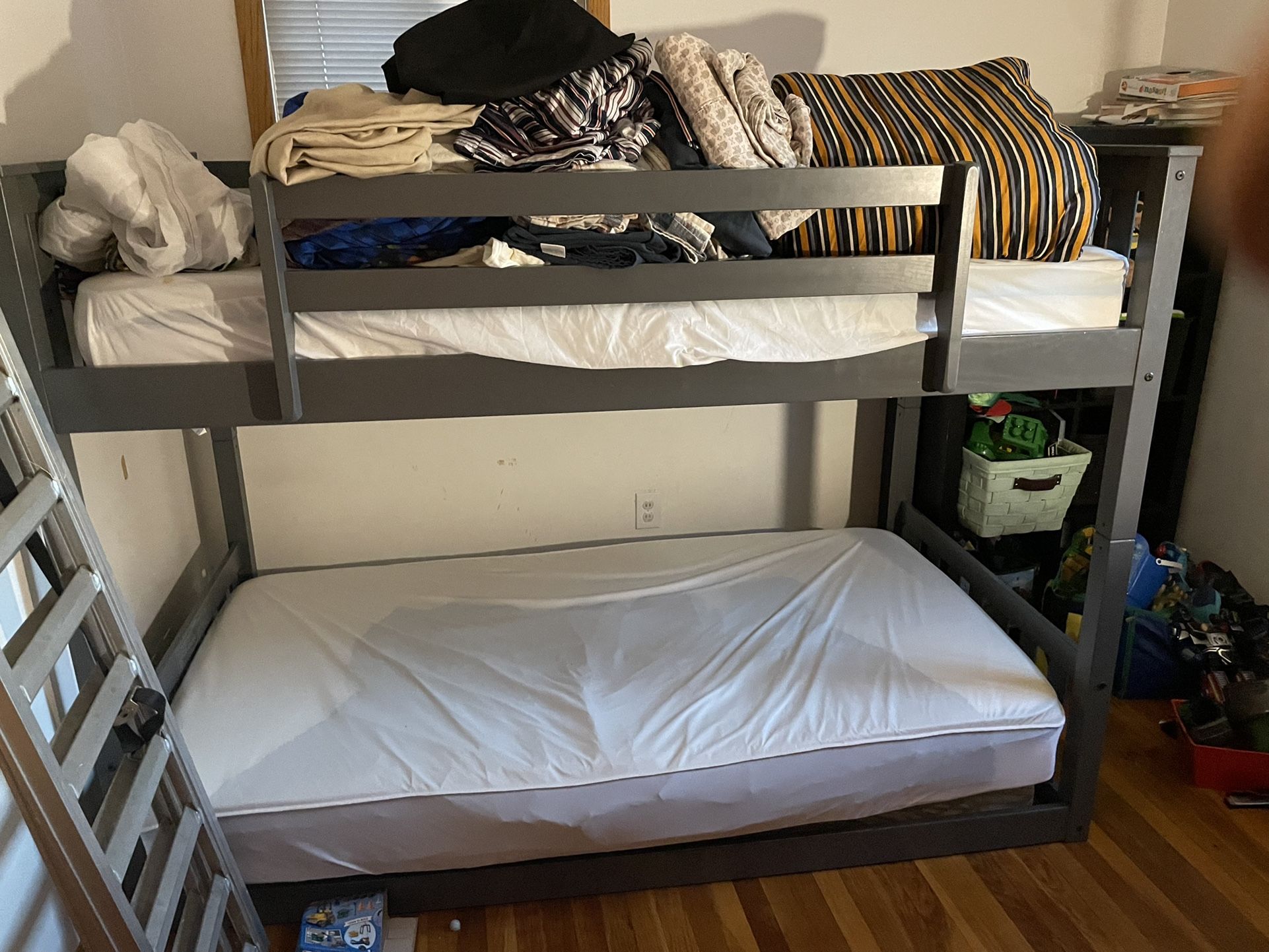 Bunk Bed  With Mattress  Cover