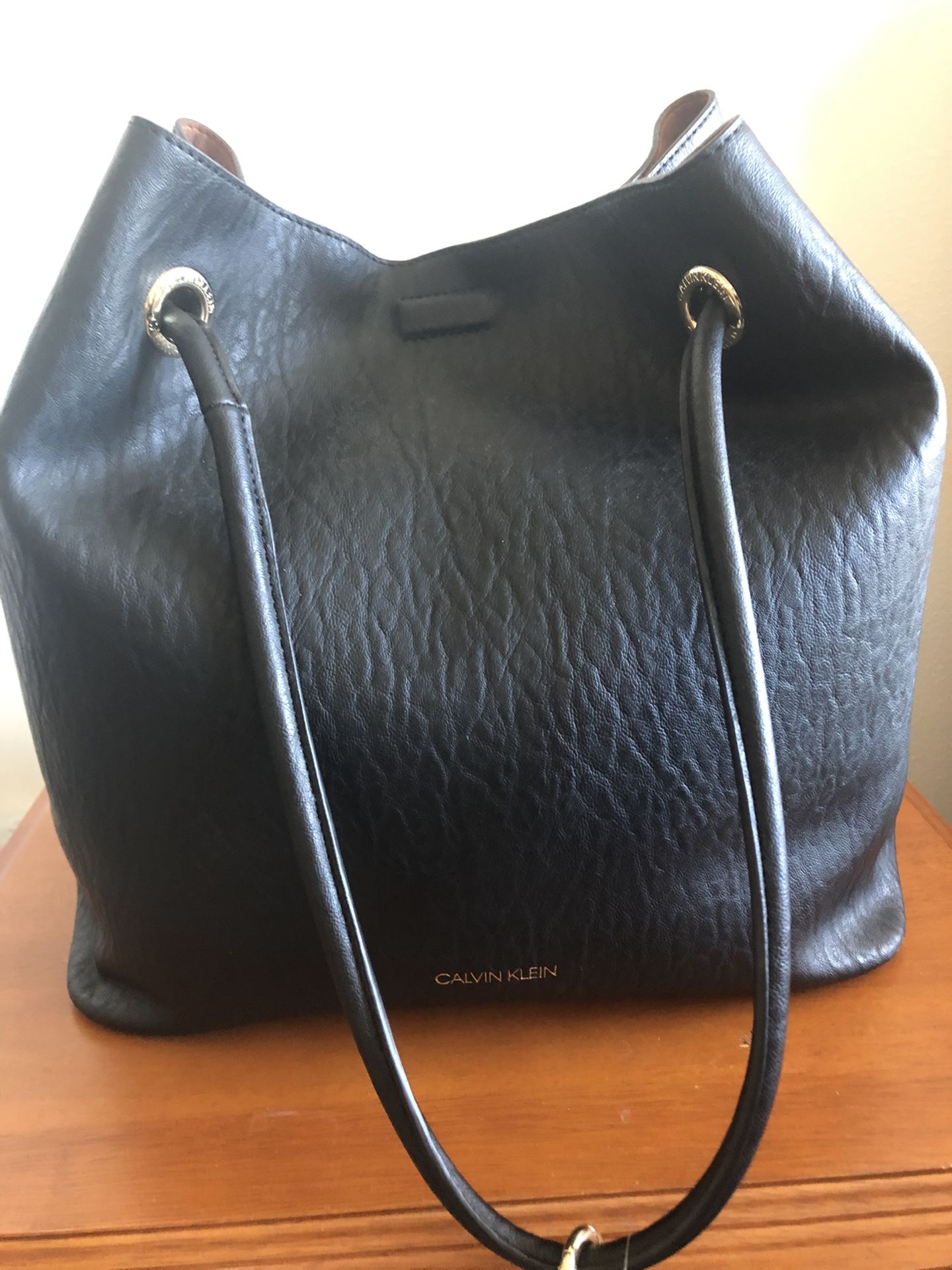 Calvin Klein Large Leather Bag NEW!