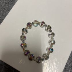 Multicolor clear stretch bracelet