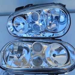 99-06 Volkswagen Golf 99-02 Cabrio Headlights Luces Micas Calaveras Faros Faroles Focos