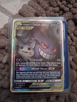 Gengar & Mimikyu GX Tag Team Pokémon Card