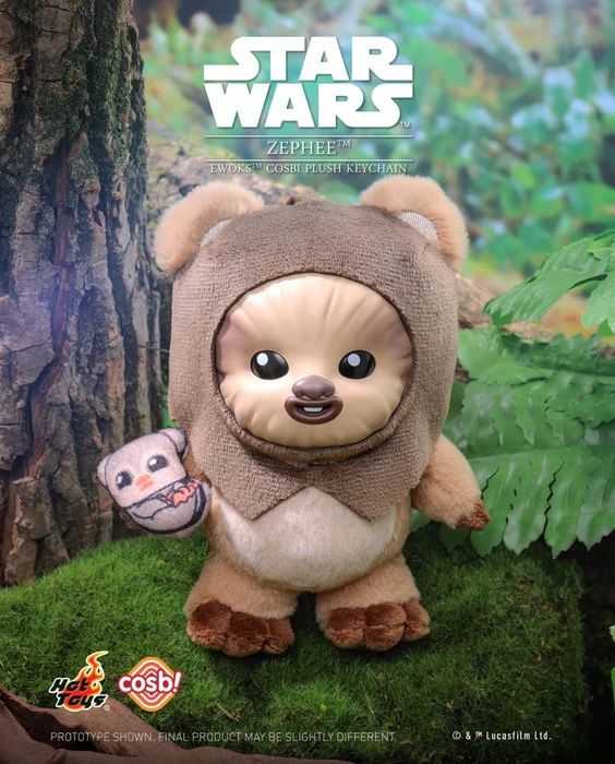 Star Wars Ewoks Cosbi Plush Keychain ZEPHEE