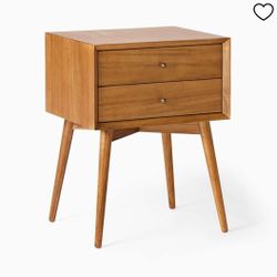 Mid-Century Modern REAL WOOD sidetable