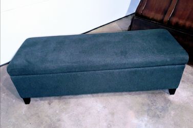 Upholstered Storage Ottoman Bench