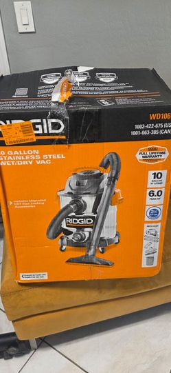 Ridgid shop vac