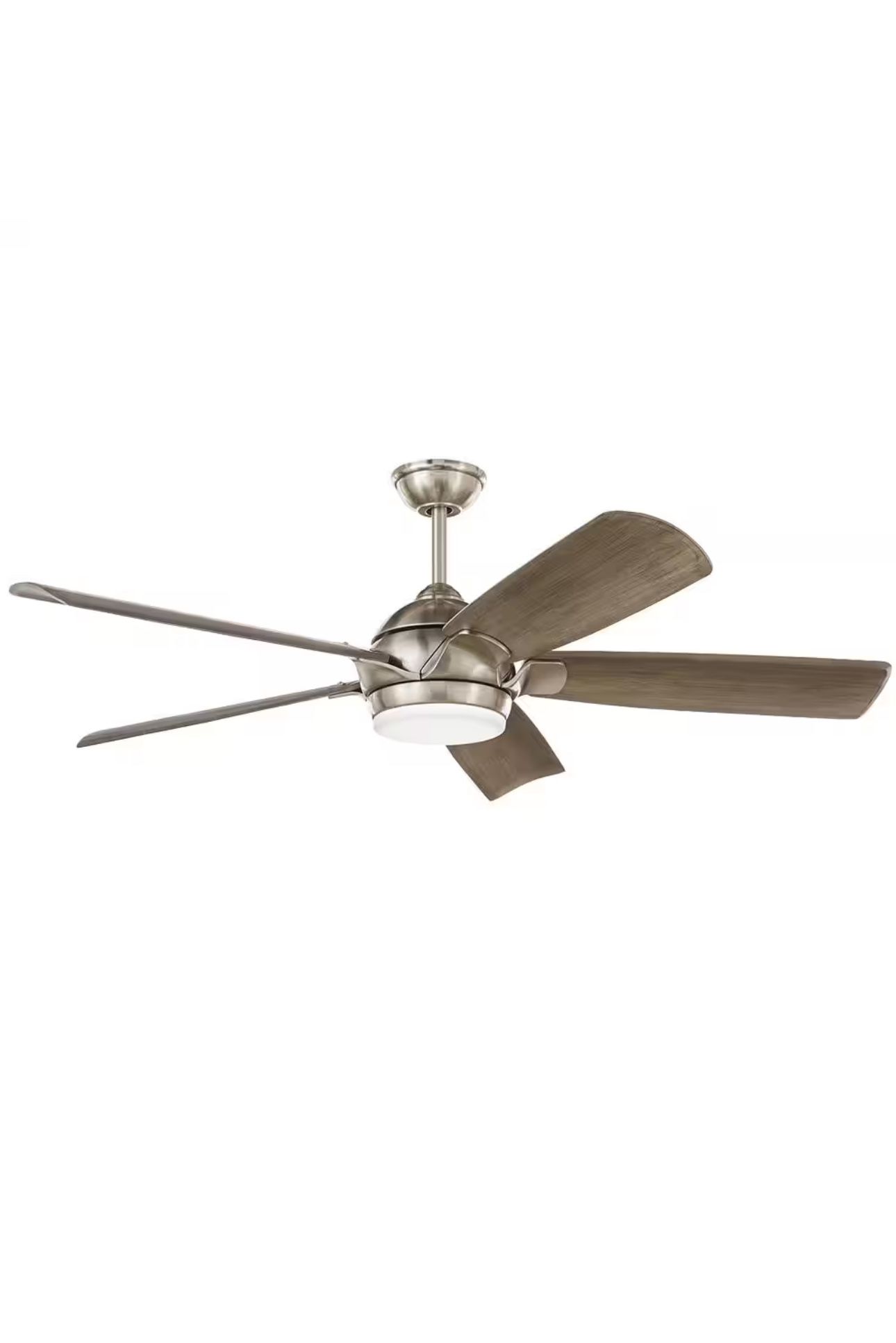 Home Decorators Collection Camrose 60 in. Integrated Color LED Brushed Nickel Ceiling Fan with Light Kit and Remote Color Changing