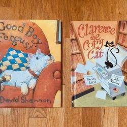 NEW Kids Bundle : Good Boy, Fergus! & Clarence the Copy Cat, Large Illustrated