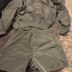 Pink Victoria Secret Jacket With Shorts Matching Outfit Custom 