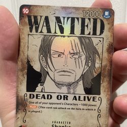 Shanks Wanted Poster - OP09 One Piece TCG 