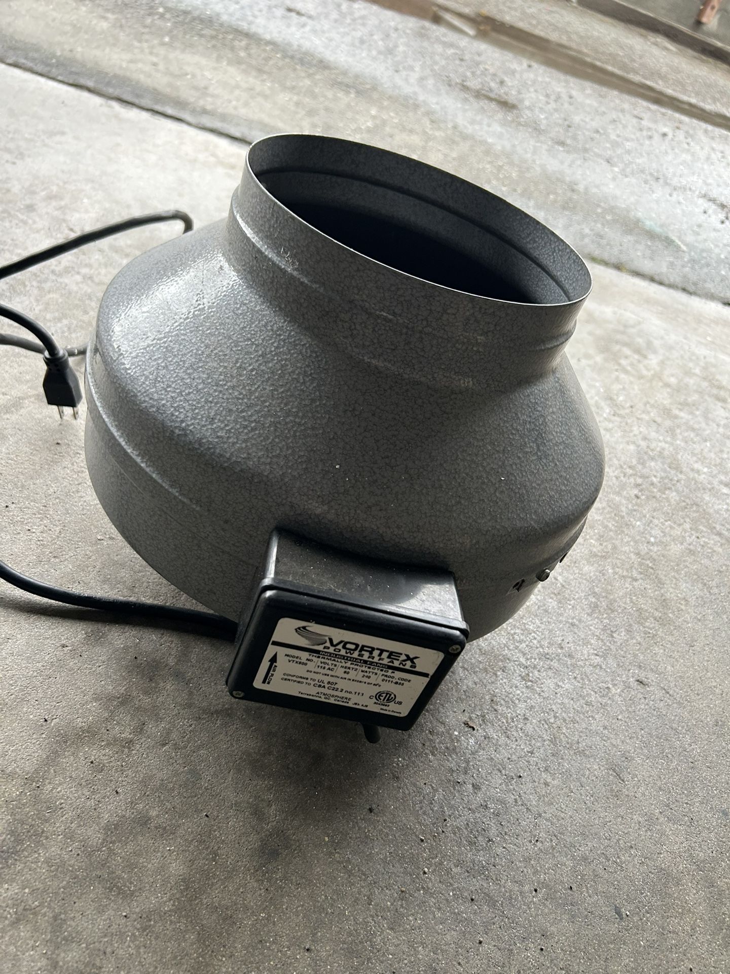8” Vortex Grow Fan