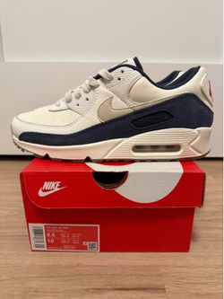 Nike Air Max 90 “Rare Air Pale Ivory Thunder Blue” Men’s Size 8.5 IH4379-110