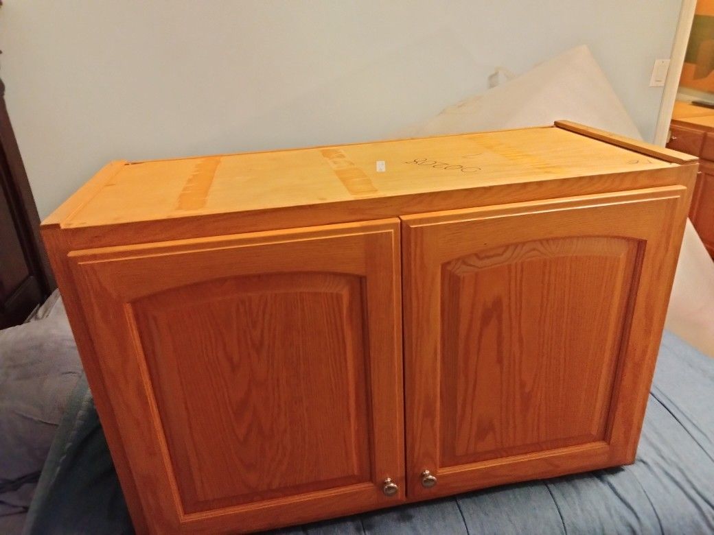 Brand New Quality Oak Cabinets, Dutch Made