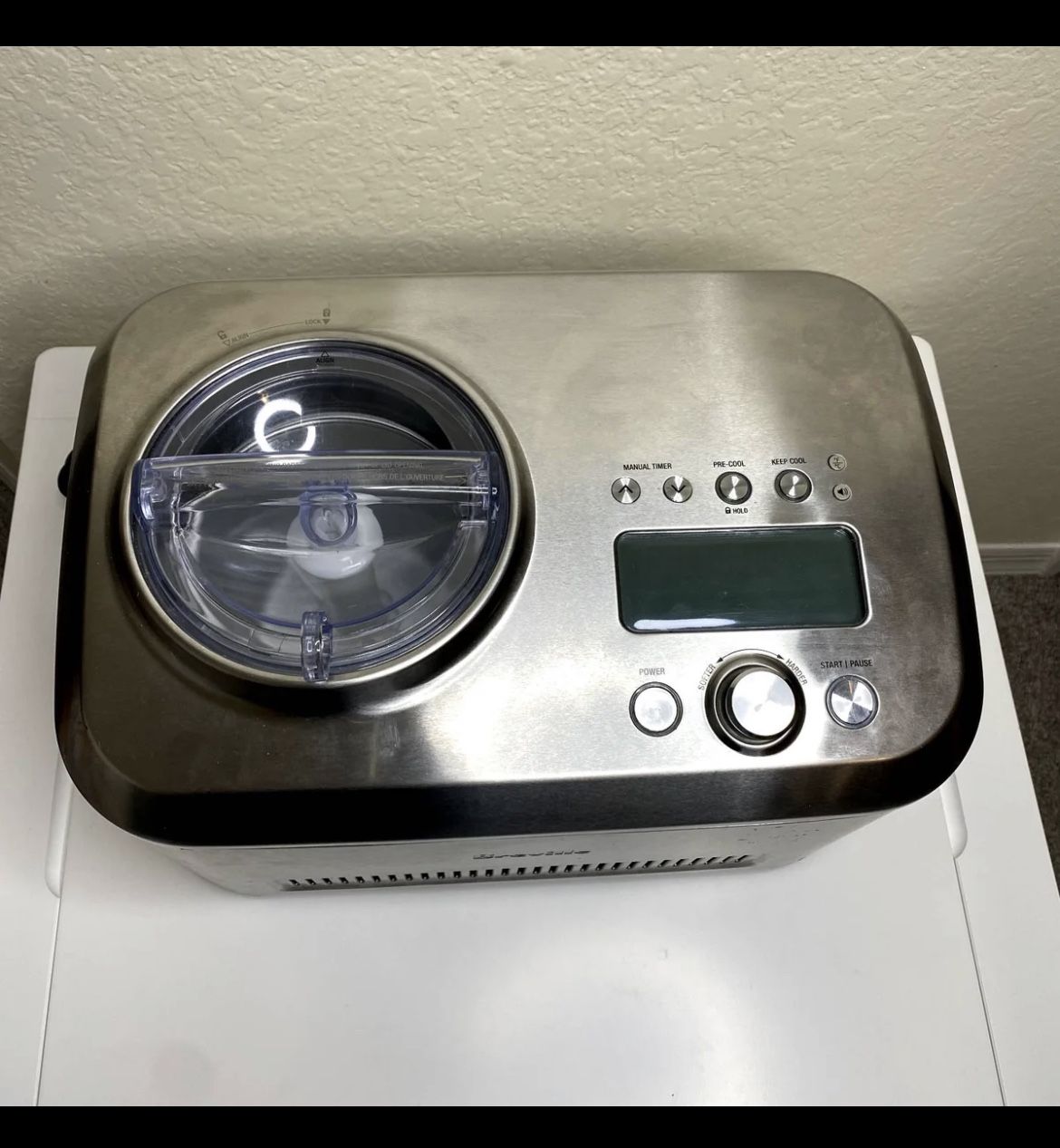 Breville BCI600XL Smart Scoop Ice Cream Maker Stainless