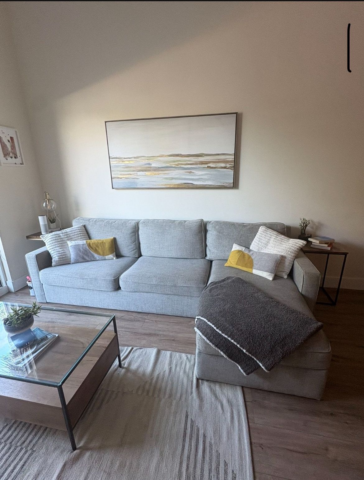 West Elm Henry Sleeper Sectional w/ Storage Chaise 