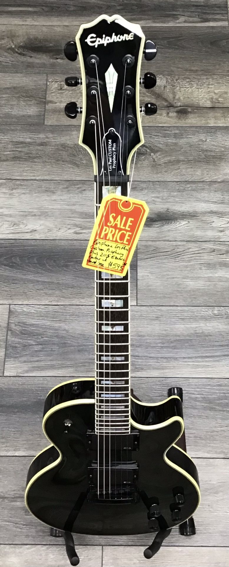 Epiphone Les Paul Custom Prophecy Plus 2015 Electric Guitar W/ Hard Case 