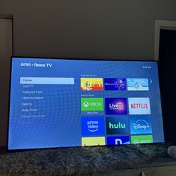 Onn 65” In Roku TV