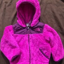 North face 3-6 months Long Sleeve Full- Zip Hooded Jacket