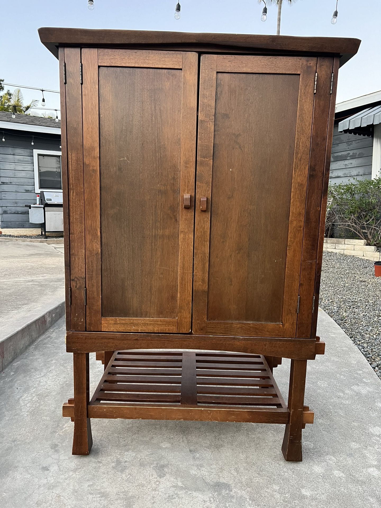 Wood Armoire Piece 