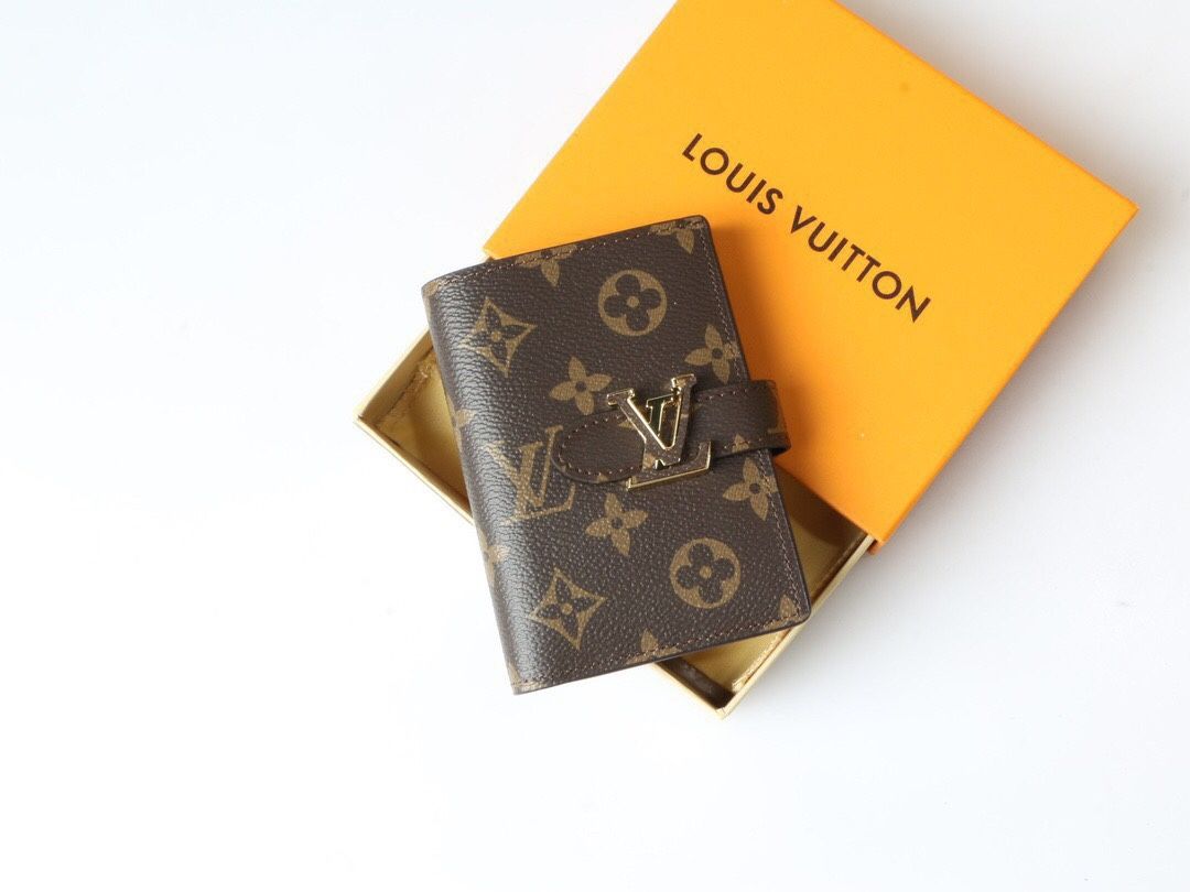 LV Vertical CP Taurillon Wallet 