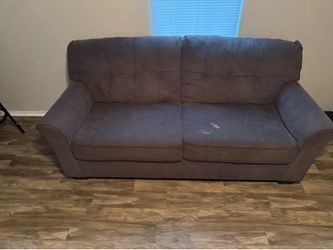 Brown love seat sofa set