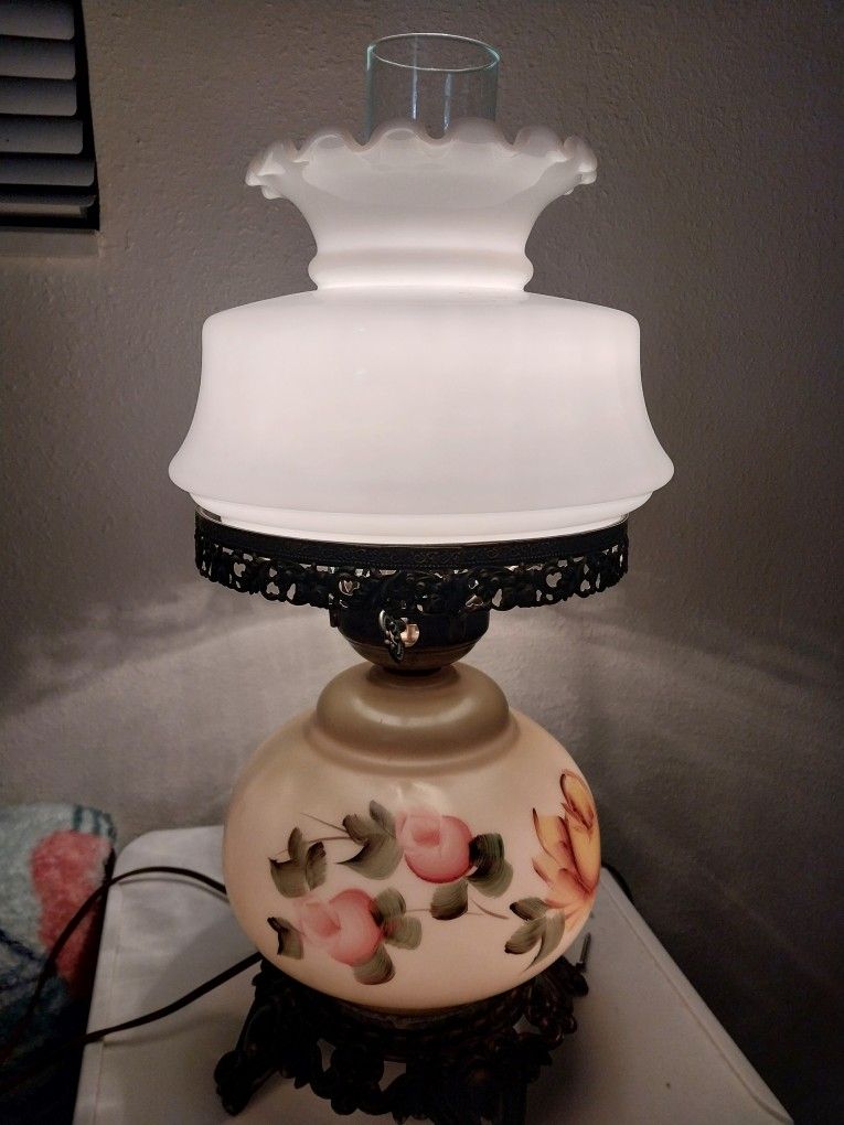 Vintage Hurricane Lamp