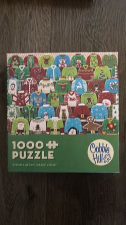 Cobble Hill 1000 Piece Ugly Christmas Sweaters Puzzle