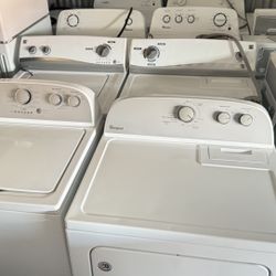 three different washer and dryer sets