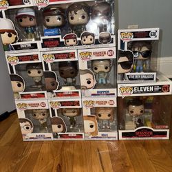 Stranger Things Funko Pop! Bundle – 10 Figures (Lucas, Eleven, Hopper & More)