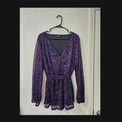 Bloomchic Sparkling Long Sleeve Tunic Top