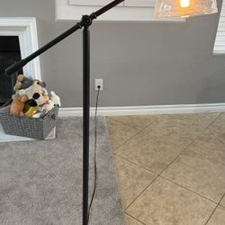 Antique Bronze, Industrial Floor Lamp… Excellent Condition.Sells On Amazon For $80