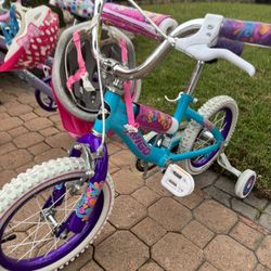 AVIgo Maui Miss Kids Bike – Blue & Pink with Purple Seat