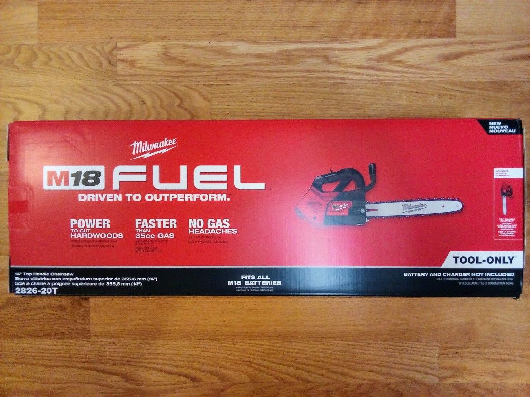 Milwaukee M18 Fuel 14 Inch Top Handle Chainsaw 