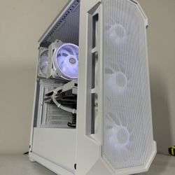 🔥 White Gaming PC – RTX 3060 12 GB | High FPS 1080p Build 🔥