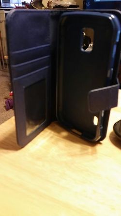 Samsung Galaxy S5 active wallet case w/stand