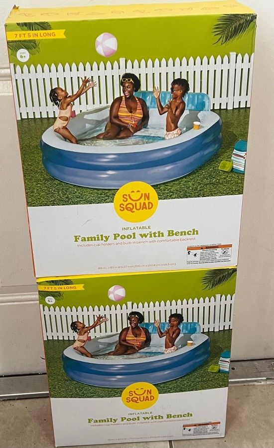 Son Squad Pool New 7 Ft 5 In Long