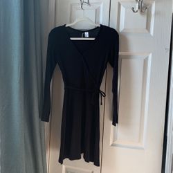 Divided Black Dress